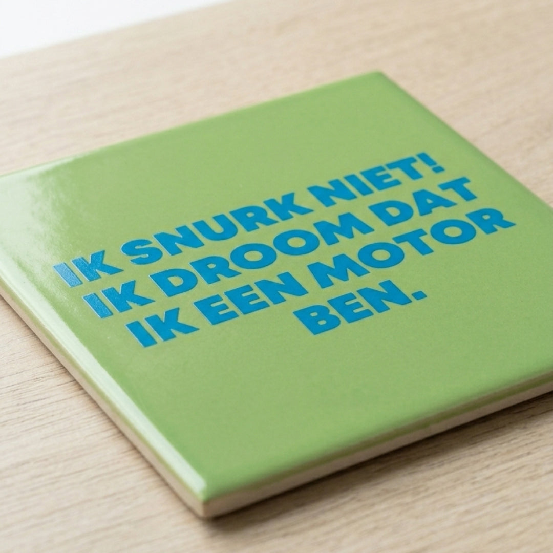 Tegeltje - ik snurk niet