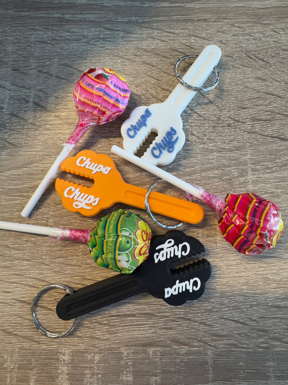 Chupa Chups lolly opener - 3D prints